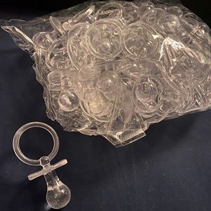 acrylic pacifier party favors